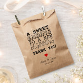 Sweet Ending New Beginner Vielen Dank Herzenshochz Geschenktütchen (Ausgeschnitten)
