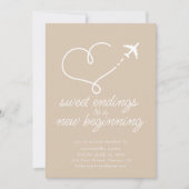 Sweet Endings Moving Retirement Party Einladung (Vorderseite)