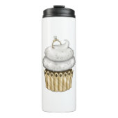 Sweet Engagement Cupcake Thermosbecher (Vorderseite)