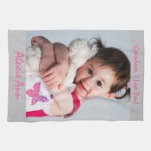 Sweet Enkel sagt: "Ich Liebe dich" Personalisieren Geschirrtuch (Horizontal)