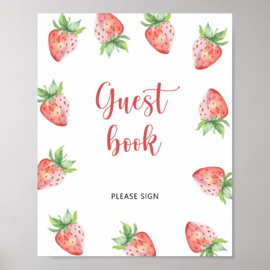 Sweet Erdbeere \ Gästebuch (Vorne)