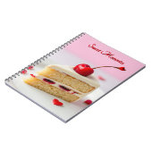 Sweet Erinnerungen Cherry-on-top-Notebook Notizblock (Linke Seite)