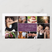 Sweet Erinnerungen Hochzeit danke Ihnen Foto Cards (Vorne/Hinten)