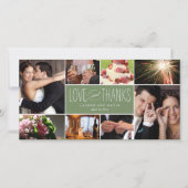 Sweet Erinnerungen Hochzeit danke Ihnen Foto Cards (Vorderseite)