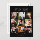 Sweet Erinnerungen Hochzeit Dankeschön Karte (Vorne/Hinten)