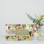 Sweet Erinnerungen Save the Date Foto Cards (Stehend Vorderseite)
