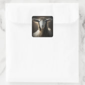 Sweet Ewe Quadratischer Aufkleber (Tasche)