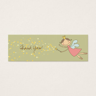 Sweet Fairy and Stars Vielen Dank Gift Tag / Karte