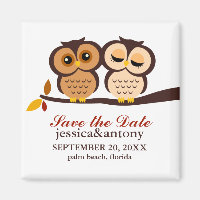 Sweet Fall Owls Wedding