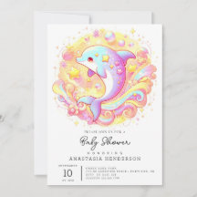 Sweet Fantasy Dolphin Baby Dusche