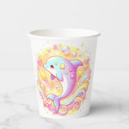 Sweet Fantasy Dolphin Baby Dusche Pappbecher