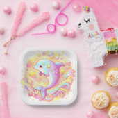 Sweet Fantasy Dolphin Baby Dusche Pappteller (Party)