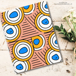 Sweet farbenfrohe tibetische geometrische Muster P Notizblock