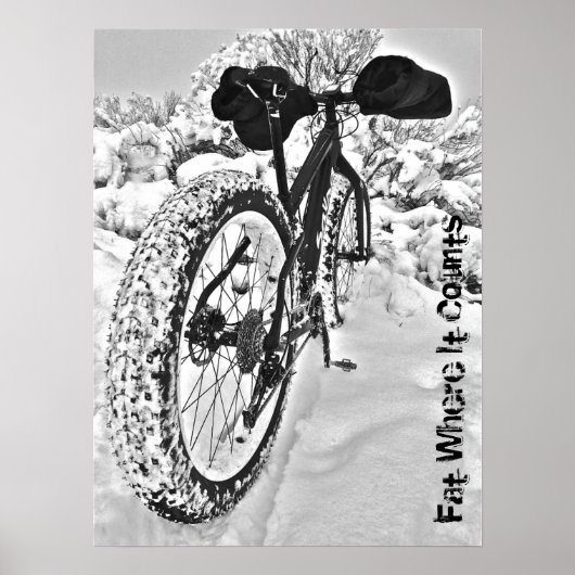 Sweet Fat Bike Poster (Vorne)