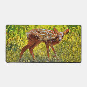 Sweet Fawn Nature Ästhetik Design Schreibtischunterlage (Vorderseite)