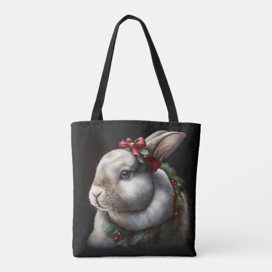 Sweet Festive Bunny Rabbit Tasche (Rückseite)