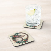 Sweet Festive Rattengebäck Weihnachten Getränkeuntersetzer (Rechte Seite)