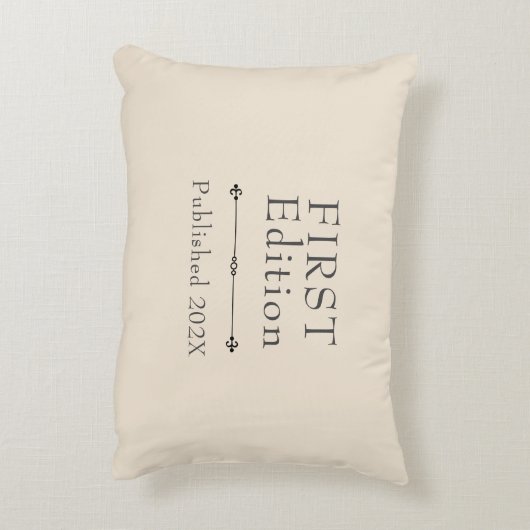 Sweet First Edition benutzerdefinierbar Dekokissen (Rückseite(Vertikal))