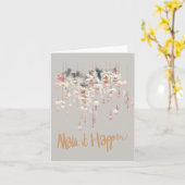 Sweet Floating Floral Drops Blank "Make It passion Karte (Gelbe Blume)