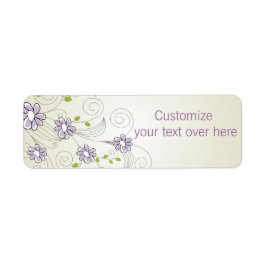 Sweet Floral Address Labels