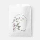 Sweet Floral Arch Wedding Lilac ID998 Geschenktütchen (Vorderseite)