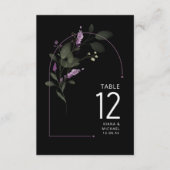 Sweet Floral Arch Wedding Table No. Lilac ID998 Einladung (Vorderseite)