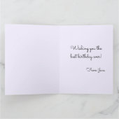 Sweet Floral Bouquet Geburtstagskarte Karte (Innenseite)