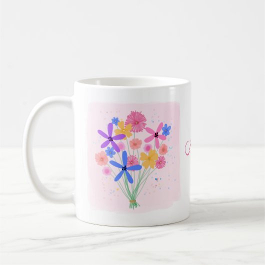 Sweet Floral Bouquet Kaffeetasse (Links)
