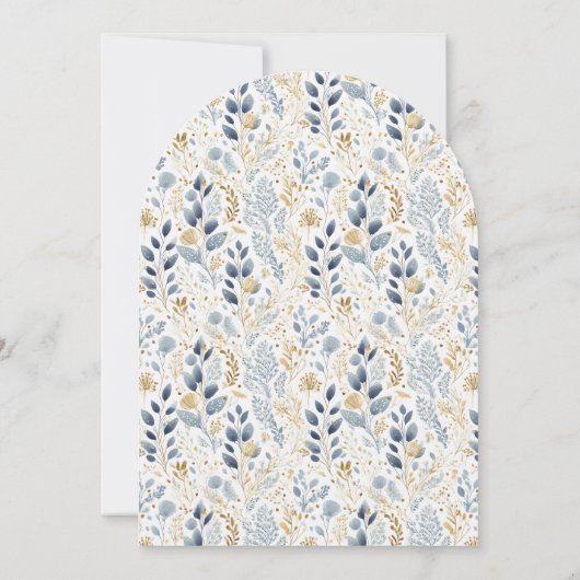 Sweet Floral Brautparty Arch ID1045 Einladung (Rückseite)