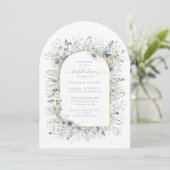 Sweet Floral Brautparty Arch ID1045 Einladung (Stehend Vorderseite)