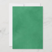 Sweet Floral Bridal Dusche Einladung Pink & Green (Rückseite)