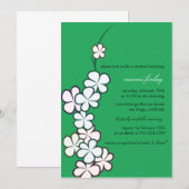 Sweet Floral - Bridal Shower Einladungen (Vorne/Hinten)