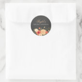 Sweet Floral Chalkboard Brautparty Sticker (Tasche)