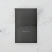 Sweet Floral Chalkboard Danke Karte (Innenseite)