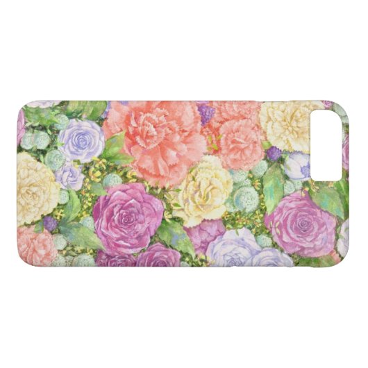 Sweet Floral Design iPhone Case (Rückseite (Horizontal))