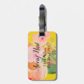 Sweet Floral Gepäckanhänger (Rückseite vertikal)