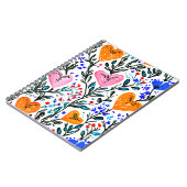 Sweet Floral Heart Notebook Notizblock (Linke Seite)