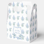 Sweet Floral Heilige Taufe Erste Kommune Wappen Geschenkschachtel (Geöffnet)