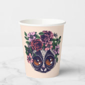 Sweet Floral Lemur Pappbecher (Links)