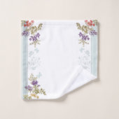 Sweet Floral Stiems Badetuch Set (Waschlappen)