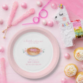 Sweet Floral Süsse Pie Raspberry Baby Dusche Pappteller (Party)