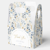 Sweet Floral Wedding Pattern Danke, ID1045 Geschenkschachtel (Geöffnet)
