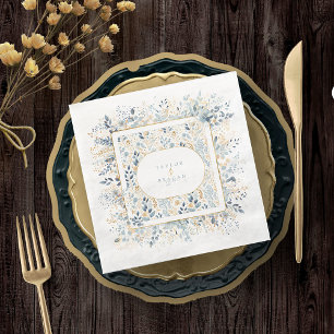 Sweet Floral Wedding Pattern ID1045 Serviette