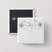 Sweet Flowers Button (Vorne & Hinten)