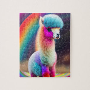 Sweet Fluffy Kleine Niedliche Alpaca Puzzle