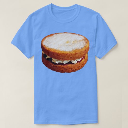 Sweet Food Victoria Schwammkuchen T-Shirt (Design vorne)