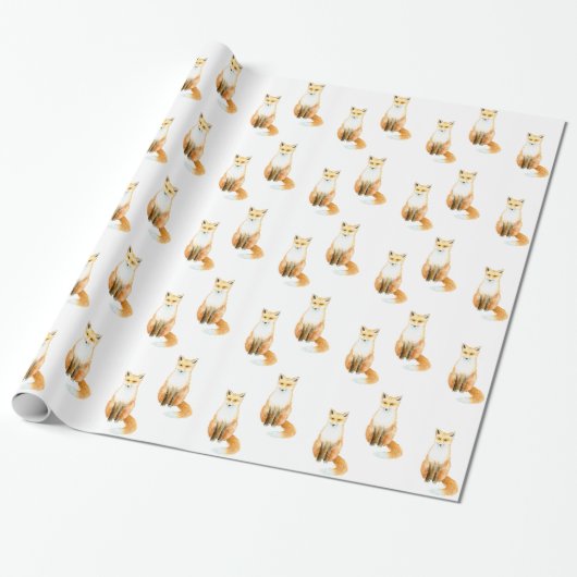 Sweet Fox Geschenkpapier (Ungerollt)