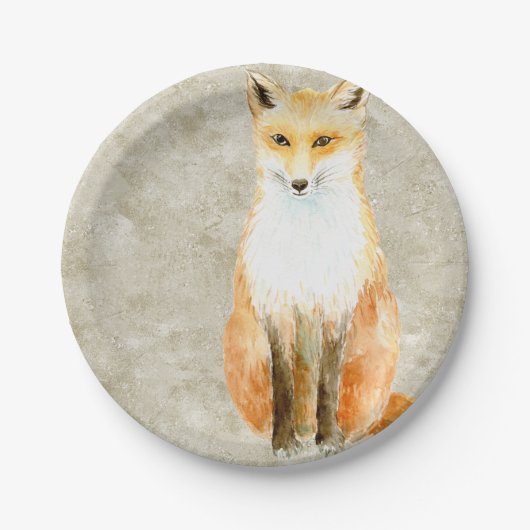 Sweet Fox Pappteller (Vorderseite)