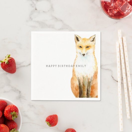 Sweet Fox Serviette (Beispiel)