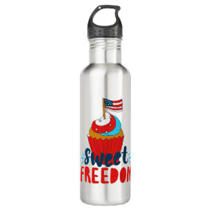 Sweet Freedom Cupcake 4. Juli Art 4. Juli Edelstahlflasche